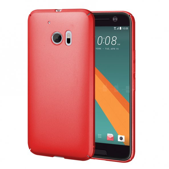 Microsonic HTC 10 Kılıf Premium Slim Kırmızı