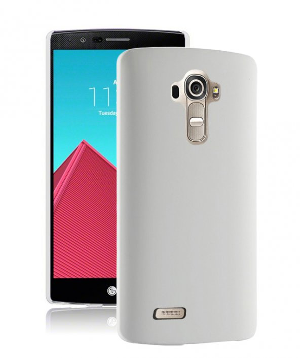 Microsonic LG G4 Beat (G4S) Kılıf Premium Slim Beyaz