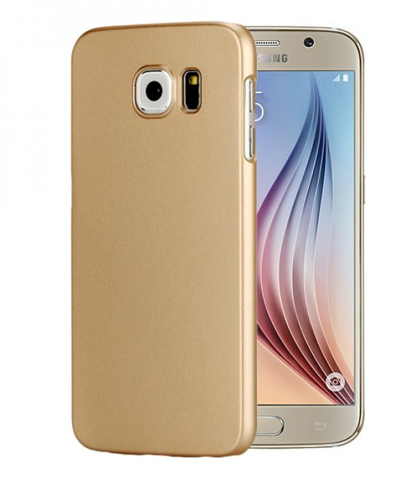 Microsonic Premium Slim kılıf Samsung Galaxy S6 Kılıf Gold