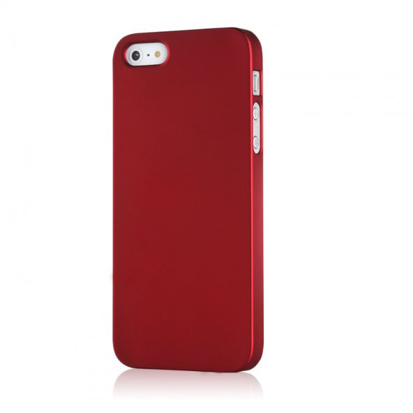 Microsonic Premium Slim iPhone 5S Kılıf Kırmızı
