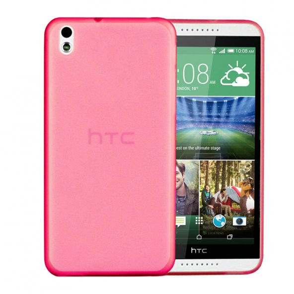 Microsonic ultra thin 0.2mm HTC Desire 816 Kılıf Pembe