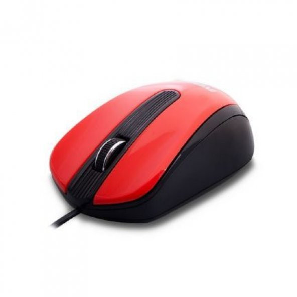 Everest Sm-249 Kırmızı-Siyah USB Kablolu Optik Mouse