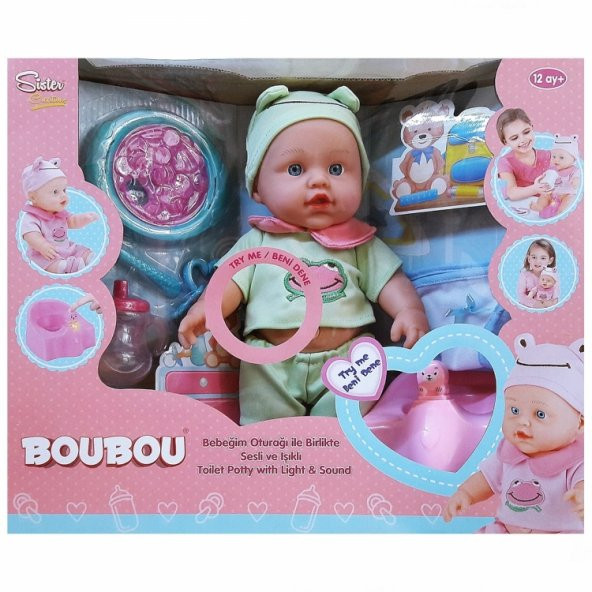Boubou Işıklı Oturaklı Bebek