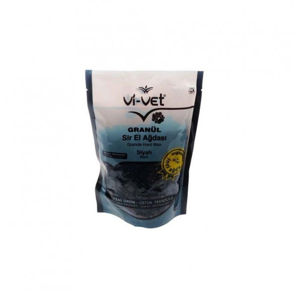 Vi-Vet Granül Soyulabilir İnci Ağda Sir El Ağdası Siyah Black 250gr