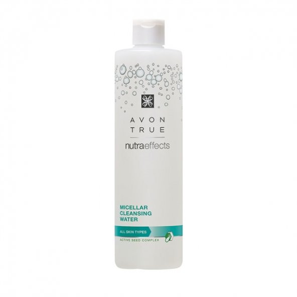 Avon True Nutra Effects Tüm Cilt Tipleri İçin Temizleme Suyu 400ml - 1