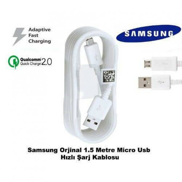 Samsung Galaxy S6 Edge Hızlı Şarj Kablosu Micro Usb Şarj Data Tra