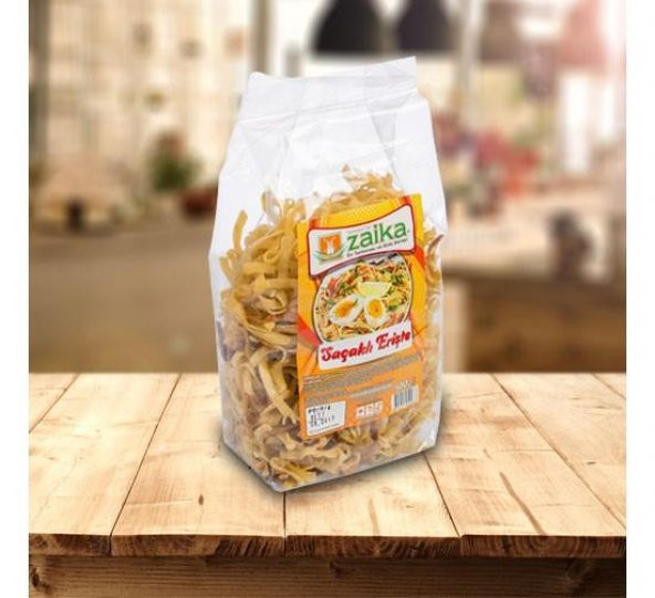 ZAİKA 500GR SAÇAKLI ERİŞTE