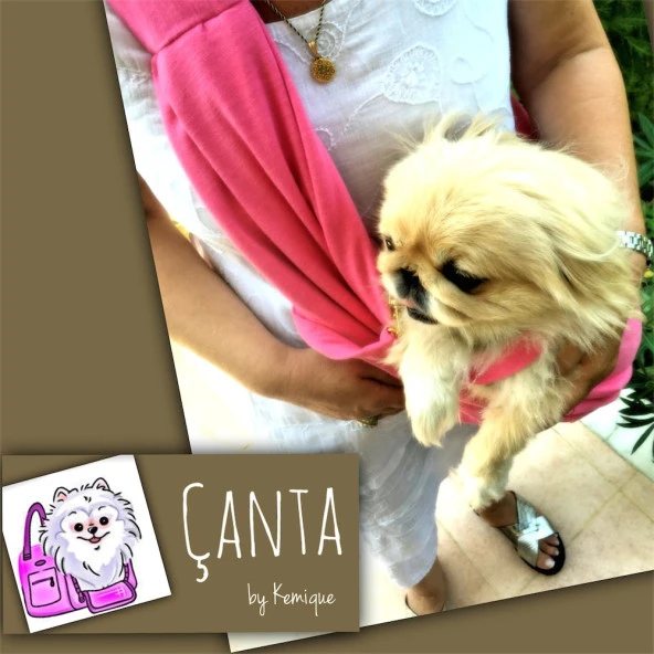 Köpek Taşima Çantası Pembe - 3