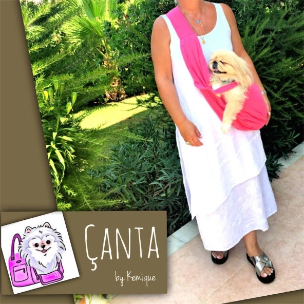 Köpek Taşima Çantası Pembe - 5