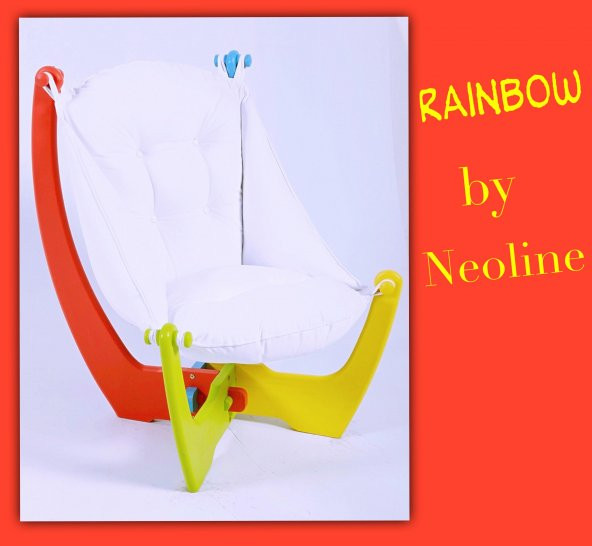 RAINBOW by Neoline - Koltuk ( minder lacivert beyaz)