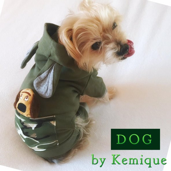 KAMUFLAJ TULUM DOG by Kemique Köpek Kıyafeti