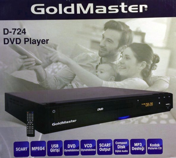 GOLDMASTER D-724 DVD PLAYER