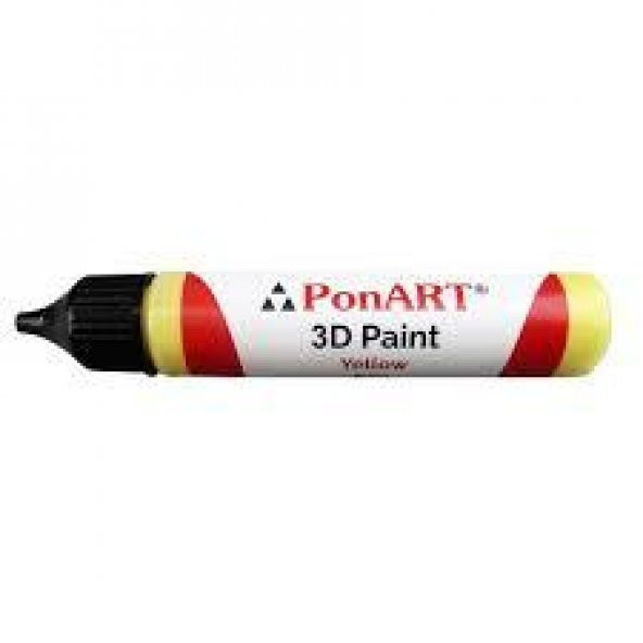 Ponart 3d Paint Boyutlu Boncuk Boyası 30ml. Beyaz
