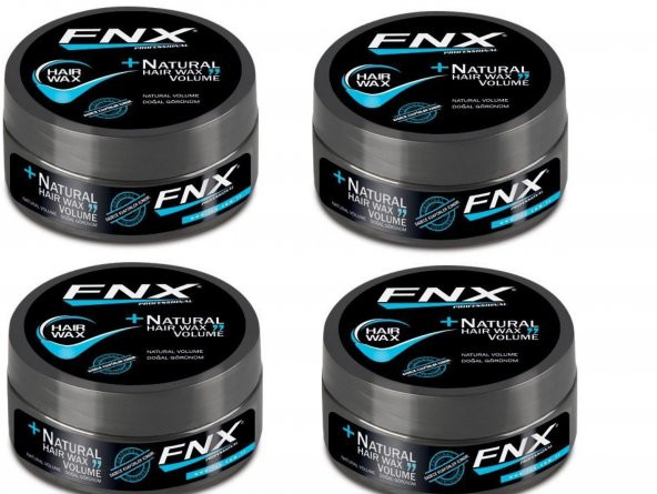 FNX Fonex Natural Volume Wax Doğal Görünüm Wax 150ML 4 adet