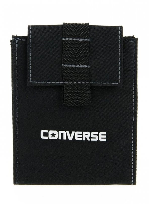 Converse czd unısex spor siyah çengelli cüzdan