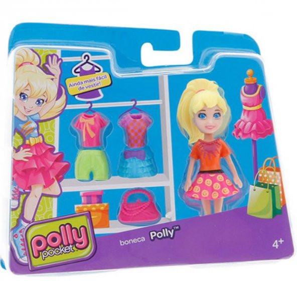Polly Pocket Polly ve Renkli Kıyafetleri - Polly