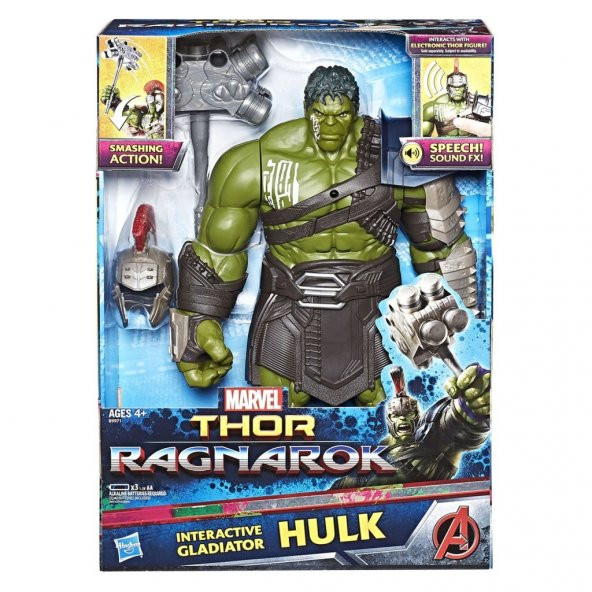 Thor Hulk Interactive Electronic Figür B9971