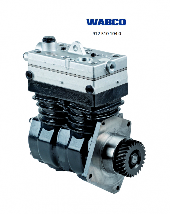 WABCO Kompresör MERCEDES AXOR EURO 5 9125101040