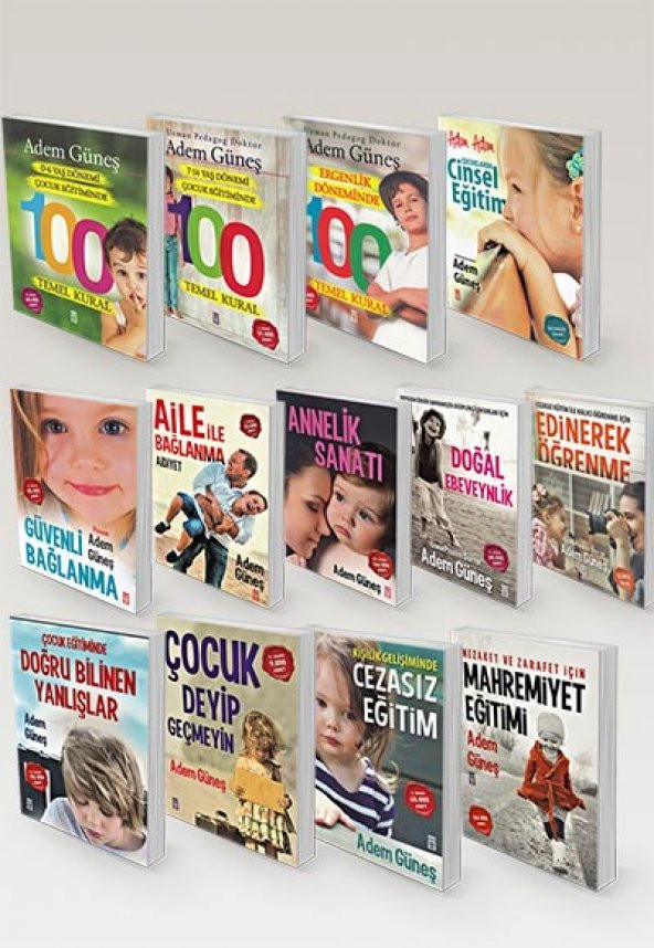 Pedogog Dr. Adem GÜNEŞ 13 Kitap Çocuk Eğitim Aile Seti