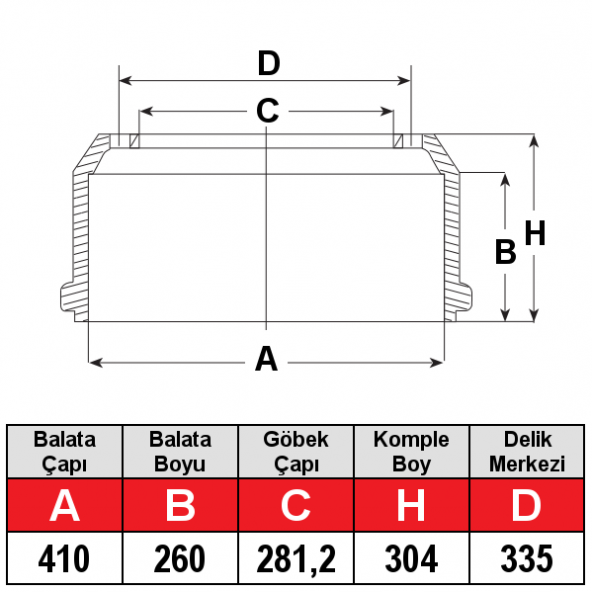 FORD Arka Kampana 3232 - 1838 - 3238 - 3536 - 4136 ve  KIRKAYAK (MİKSER) - 2