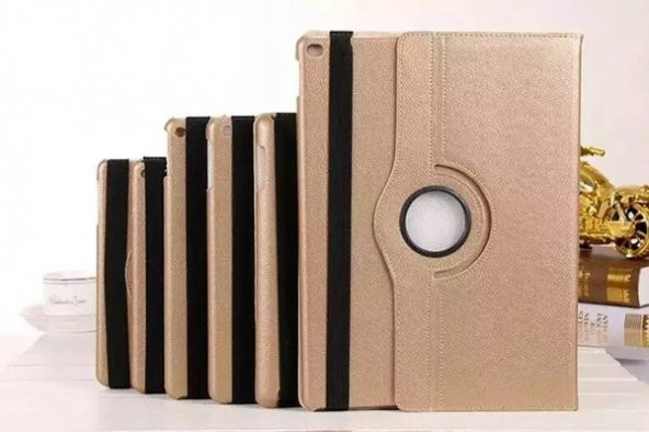 iPad Pro 9,7 Kılıf Döner Standlı Cam Koruyucu Kampanyalı - 10