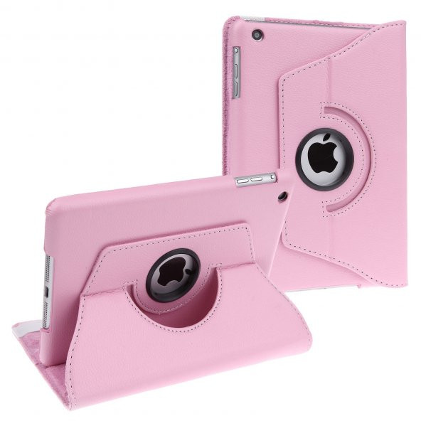 iPad Pro 9,7 Kılıf Döner Standlı Cam Koruyucu Kampanyalı - 12