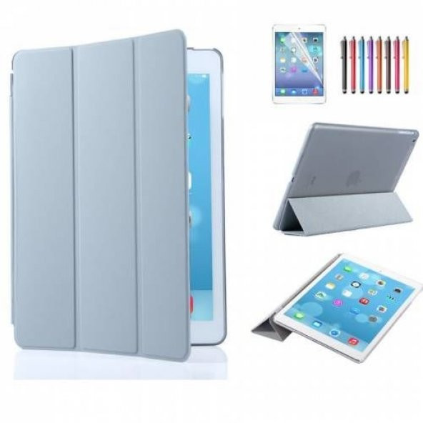 iPad 9,7 2017 5.Nesil A1822 Kılıf Smart Cover Akıllı Standlı - 12