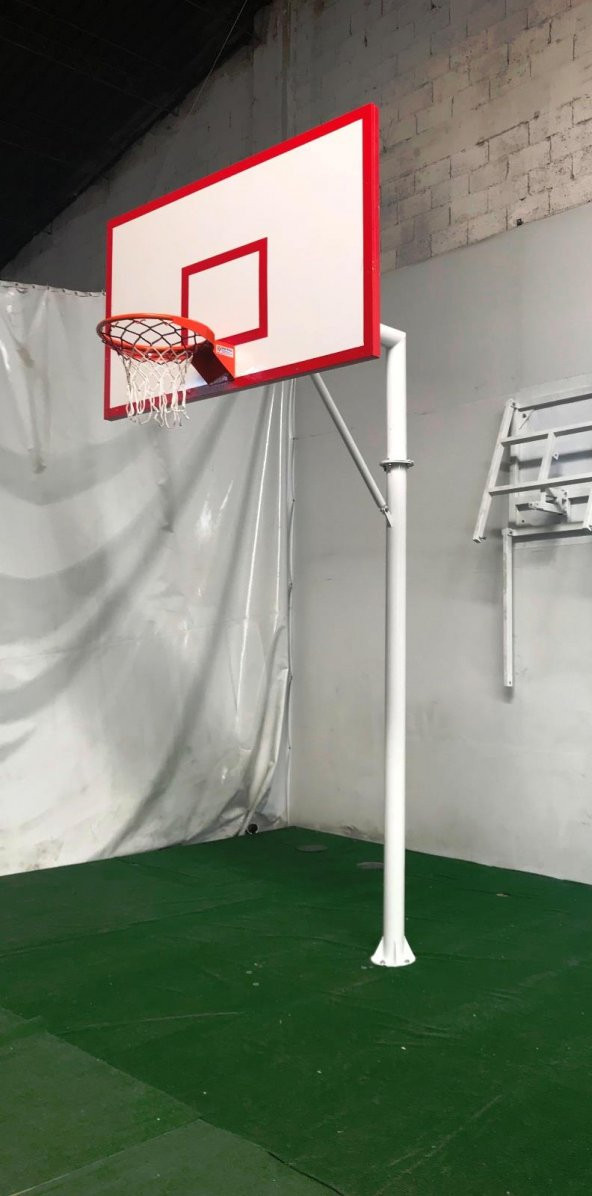 Adelinspor Basketbol Potası Sabit Çember 105*180 Ahşap Panya - 5