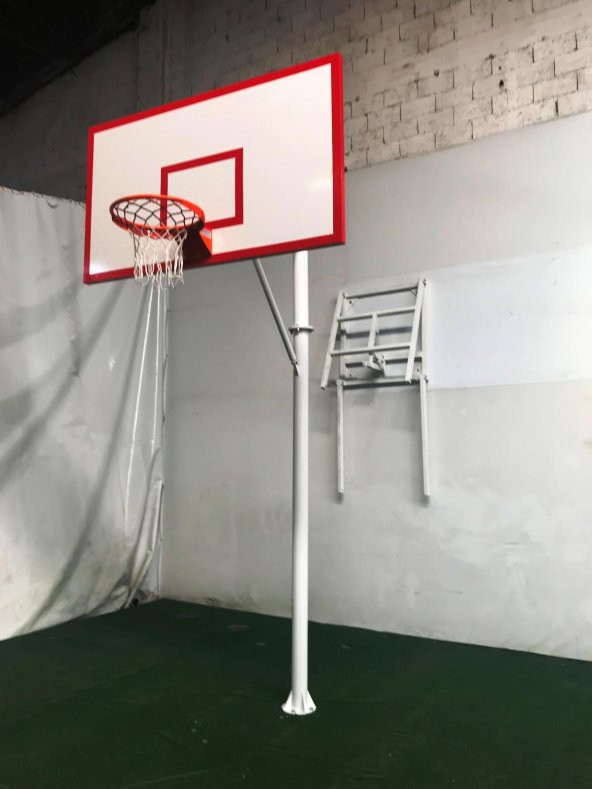 Adelinspor Basketbol Potası Sabit Çember 105*180 Ahşap Panya - 6