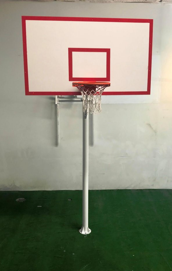 Adelinspor Basketbol Potası Hidrolik Çember 105*180 Ahşap Panya - 9