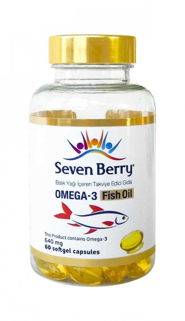 Seven Berry Omega-3 Fish Oil 200 Kapsül Skt. 05.2021