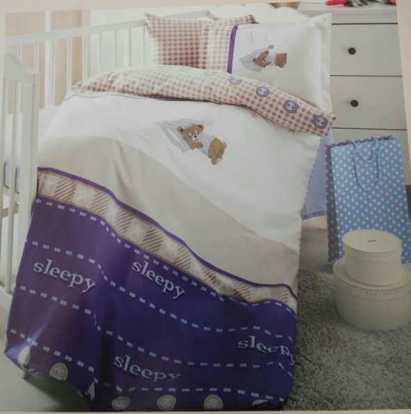 Özdilek Sleep Bear Nakışlı Bebek Nevresim Takımı - 2