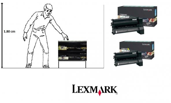 Lexmark Toner C782X1YG - C782X1KG ORJİNAL 2 Adet TONER