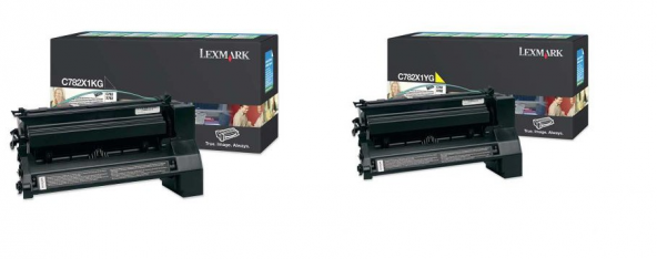 Lexmark Toner C782X1YG - C782X1KG ORJİNAL 2 Adet TONER - 2