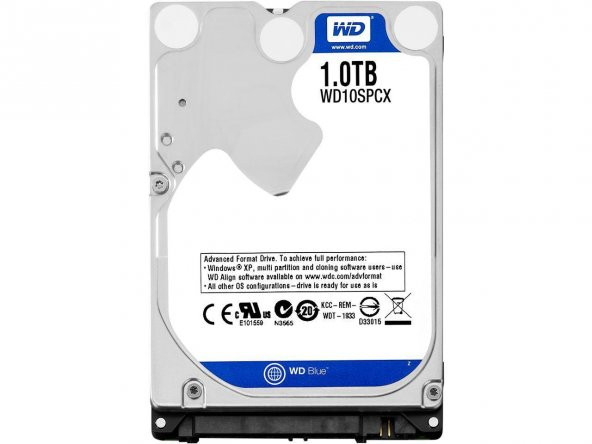 WD Blue WD10SPCX 1TB 5400 RPM 16MB SATA 6.0Gb/s 2.5 inch Slim Notebook Harddisk - 3