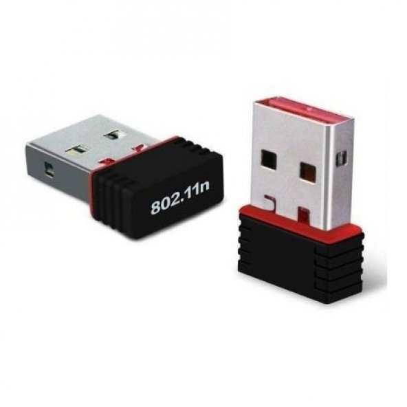 300 Mbps Nano Mini Wireless Adaptör Kablosuz Ağ PC Wifi Alıcı USB