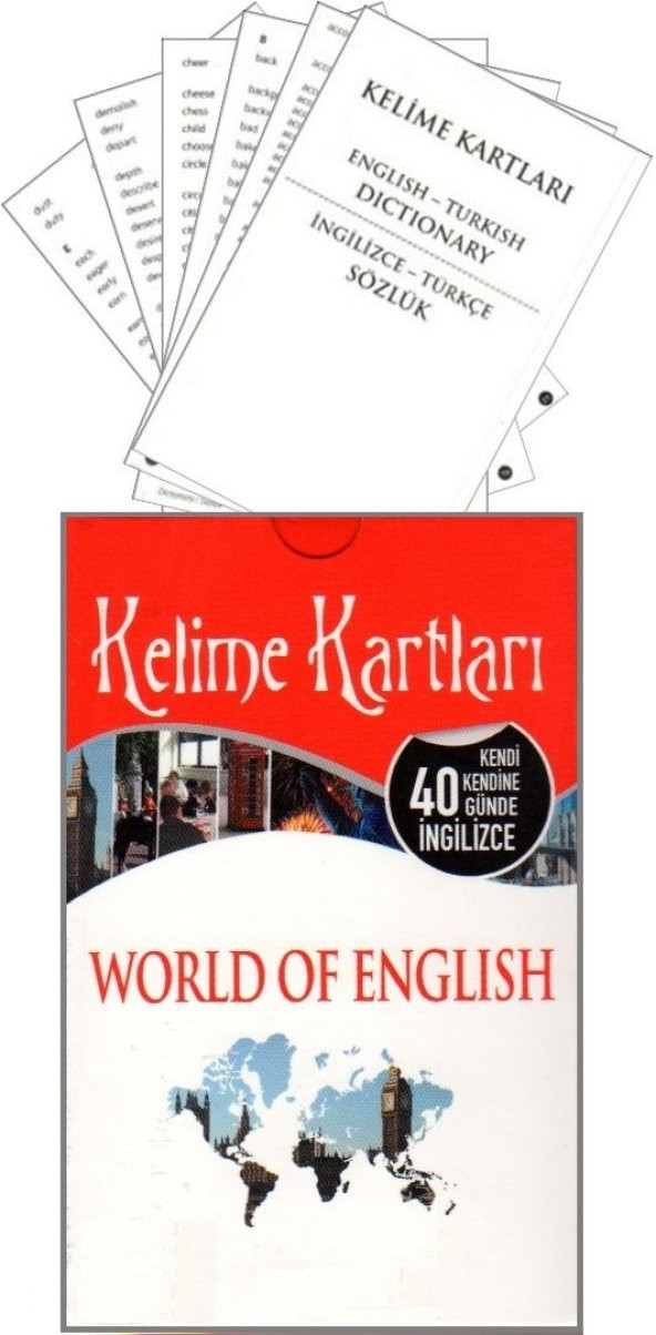 WORLD OF ENGLISH - KELİME KARTLARI