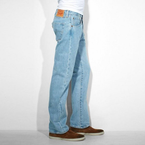 LEVİS 501 ERKEK KOT PANTOLON 00501.01.13 AÇIK MAVİ - 3