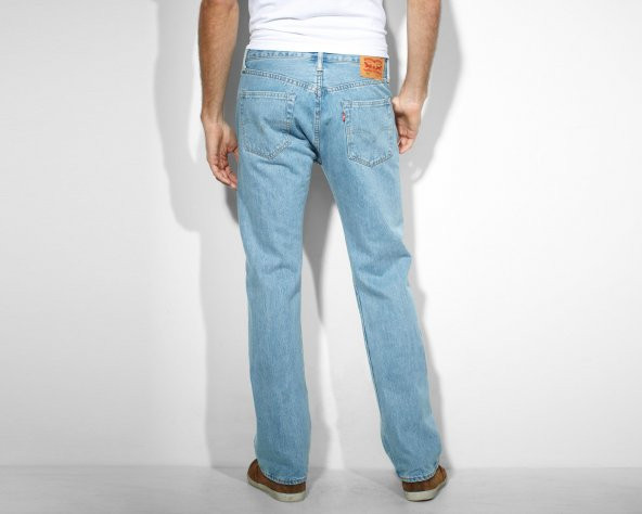 LEVİS 501 ERKEK KOT PANTOLON 00501.01.13 AÇIK MAVİ - 2