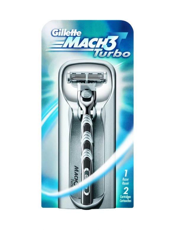 GILLETTE MACH-3 TURBO MAKINA 2 UP YEDEKLI