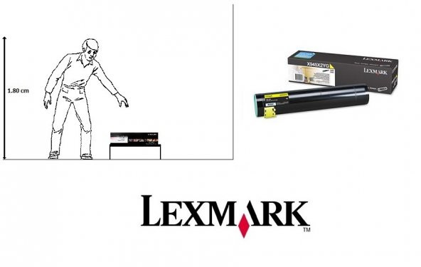 Lexmark X940 / X945 Orjinal Sarı Toner X945X2MG