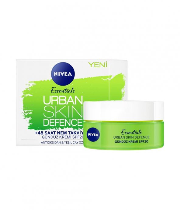 Nivea Essentials Urban Skin Defence Gündüz Kremi Spf20 50ml