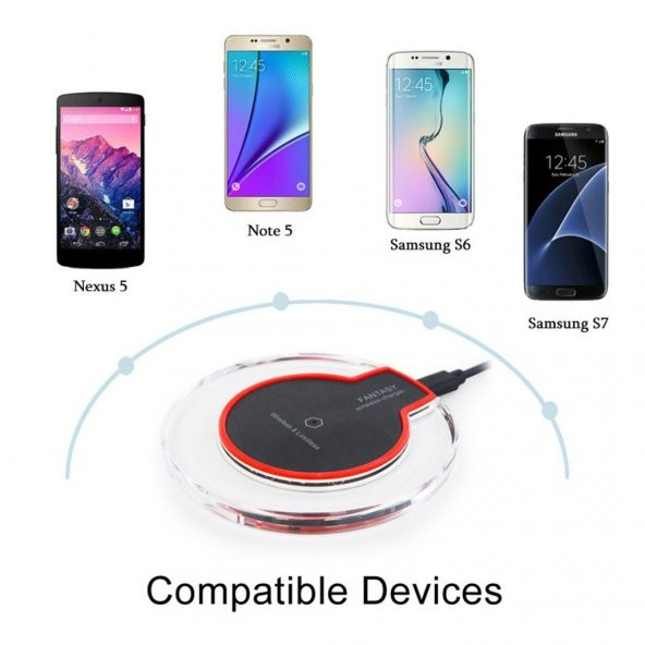 İphone Samsung Uyumlu Fantasy Wireless Pad Kablosuz Şarj Aleti