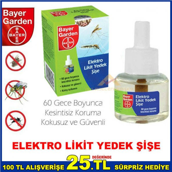 BAYER SİVRİSİNEK İLACI ELEKTRO LİKİT YEDEK ŞİŞE