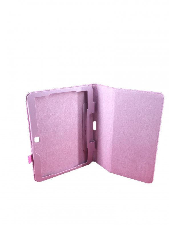Samsung Galaxy Tab 4 T530 10.1" Standlı Tablet Kılıf Pembe - 2