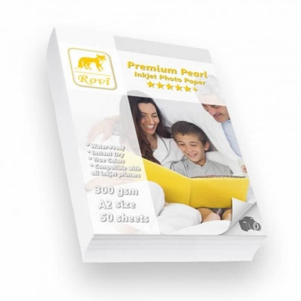 Cescesor Rovi Premium İnci Fotoğraf Kağıdı A2 300gr 50Ad
