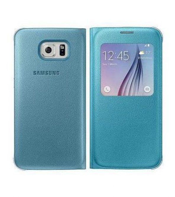 Samsung Galaxy S6 S View Cover Kapaklı Kılıf EF-CG920PLE ORJİNAL