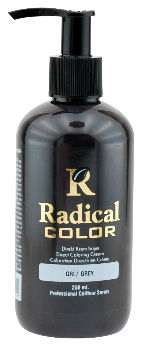 Radical Color Su Bazlı Saç Boyası (Gri) 250 ml