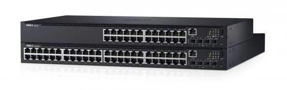 DELL Dell Networking N1524P, POE+, 24x 1GbE + 4x 10GbE SFP+ fixed ports, DNN1524P-3PNBD