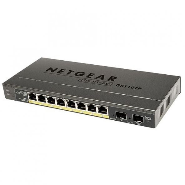 NETGEAR GS110TP-200EUS 8 Port Masaüstü Switch GS110TP-200EUS